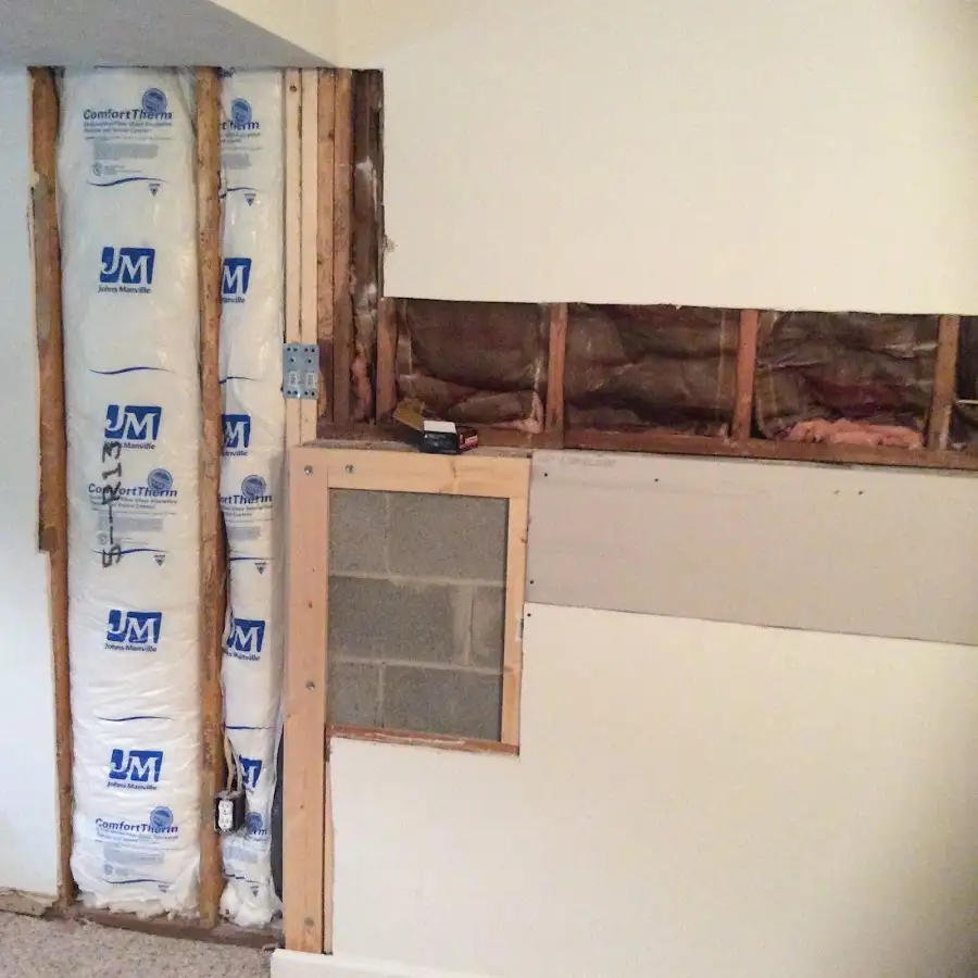 Wall insulation replacement during Structural Drying in West Valley City